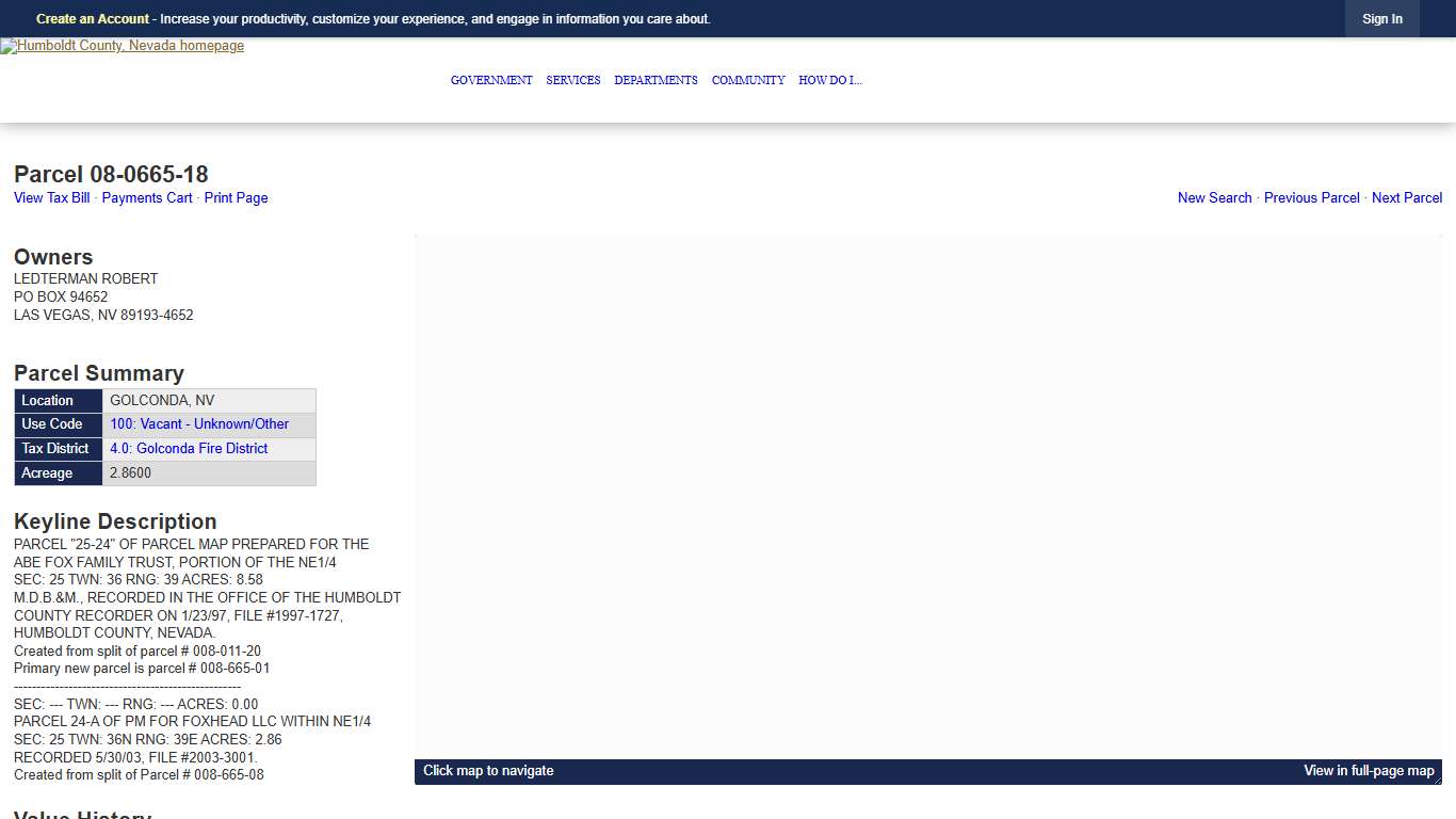08-0665-18 - Humboldt County Assessor
